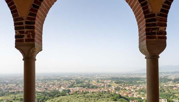 loggiato del monastero del castello a Buggiano (PT)