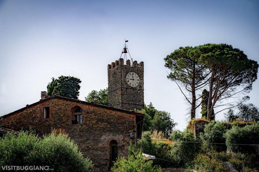 torre dell'orologio a Buggiano Castello